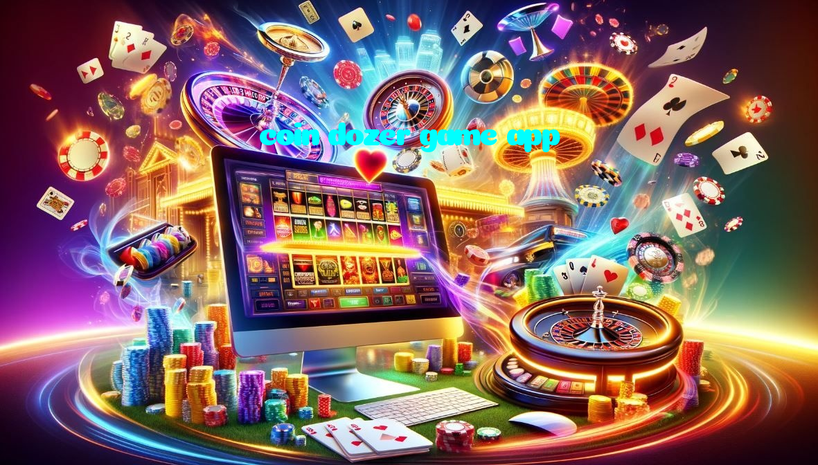 coin dozer game app casino presented on mobile device in Pakistan with slots and live games