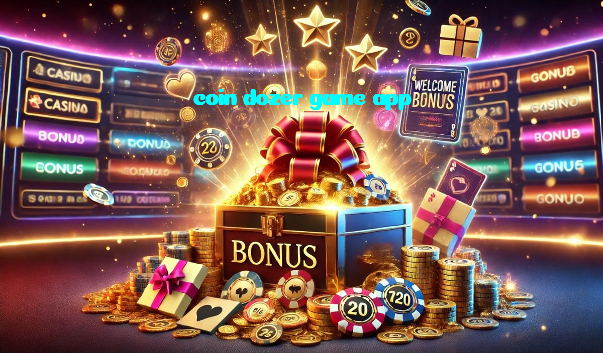 coin dozer game app casino presented on mobile device in Pakistan with slots and live games